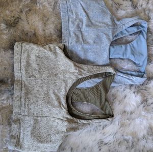 Gymshark Fleur Texture Sports Bras (Bundle of 2)